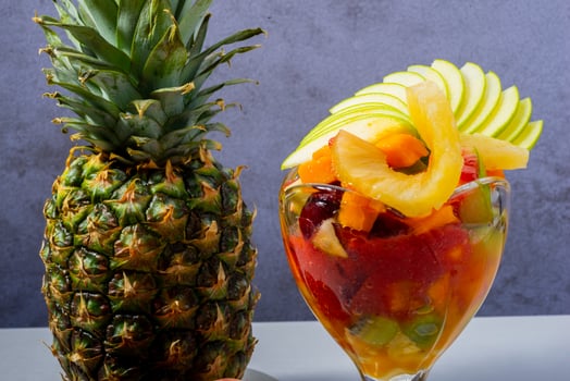 Colorful Fruit Salad with Pineapple for Shutterstock photo