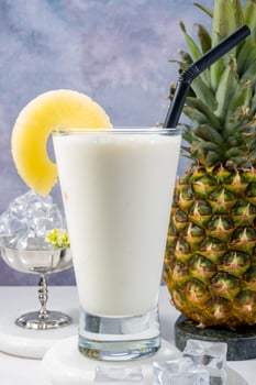 Natural organic Pineapple Smoothie photo