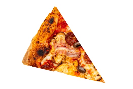 pizza chicken meat and olives, sausages, cheese, tomato sauce fresh meal food snack on the table photo