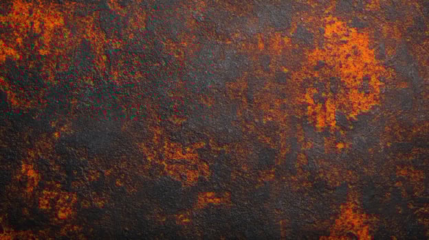 Rough concrete texture in warm burnt orange and dark chocolate tones Halloween grunge look with uneven surface and gritty imperfections creating a spooky seasonal vibe photo
