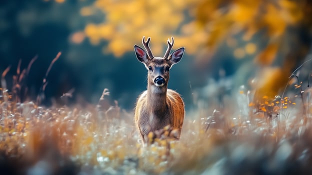Wild animal in nature deer wildlife photography photo