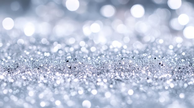 Snow white frosted background with delicate silver sparkle and glitter texture capturing the elegance of a Christmas winter wonderland atmosphere cold crisp and magical photo