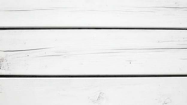 Distressed white wood planks with visible grain and texture details photo