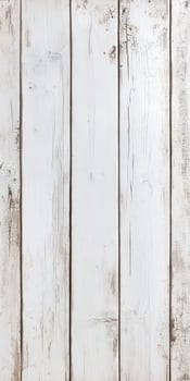 Textured wooden planks with a weathered white finish photo