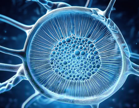 Human Cell Genetic Structure Close Up photo