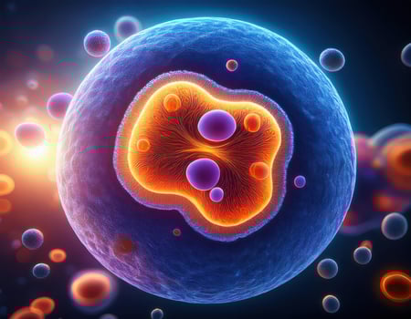 Microbiology Cell Division Illustration photo