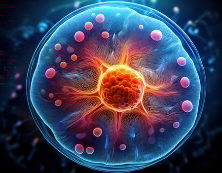 Microbiology Cell Division Illustration photo