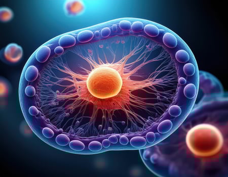 Microbiology Cell Division Illustration photo