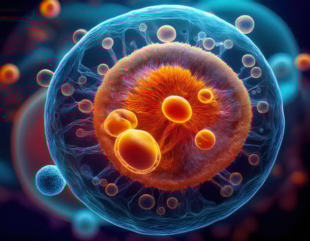 Microbiology Cell Division Illustration photo