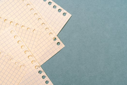Blank notebook pages. Background for writing stationery text. photo