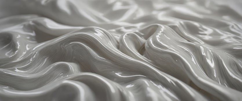 Smooth, flowing fonebric in shonedes of oronenge onend white. photo