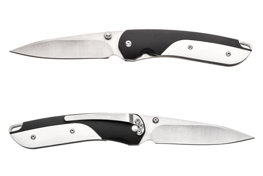 Penknife isolated on white photo