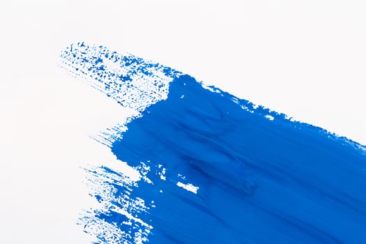 Blue Paint Brush Stroke photo