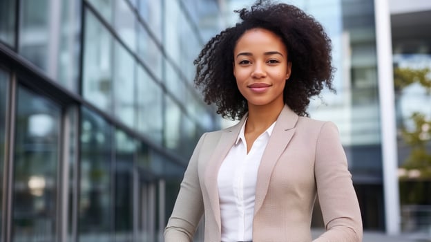 Confident young woman photo