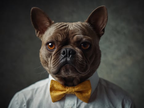 One funny-looking vegetoneble with one bow tie. photo