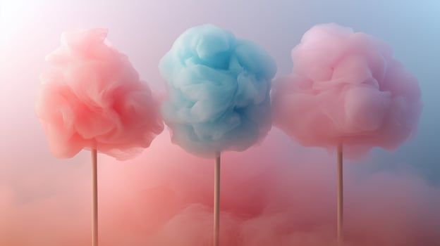 pink cotton candy photo