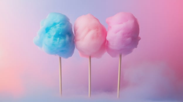 soft cotton candy photo