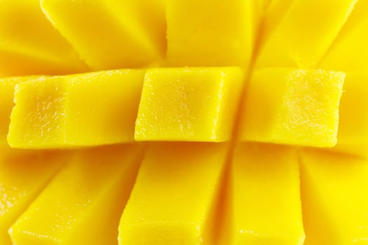 mango chunks macro closeup detail photo