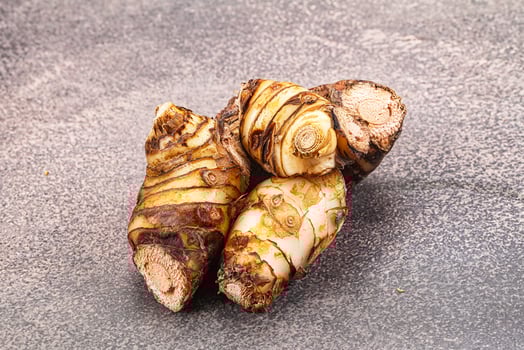 Natural organic raw ginger root photo