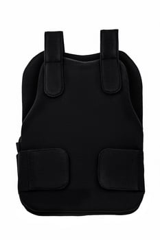 bulletproof vest isolated on white photo