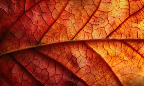 Fallen autumn leave closeup, autumn nature background photo