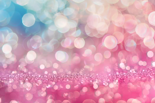Abstract Pink And White Sparkling Glitter Background With Bokeh Effect photo