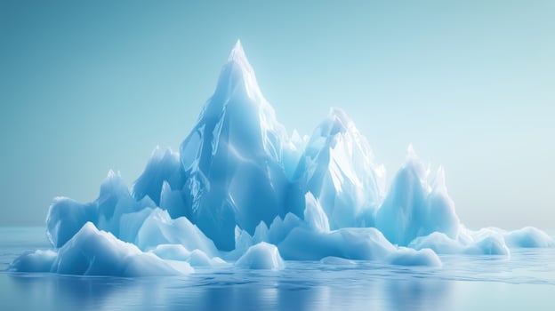 glacier ice mountain. photo