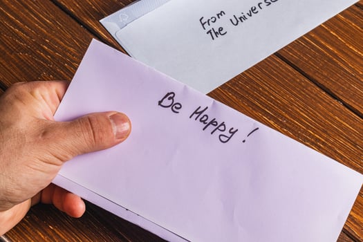 Spiritual message in the mail Photo