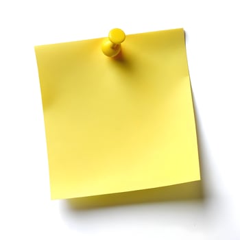 yellow sticky note photo