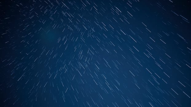Star Trails in the Night Sky photo