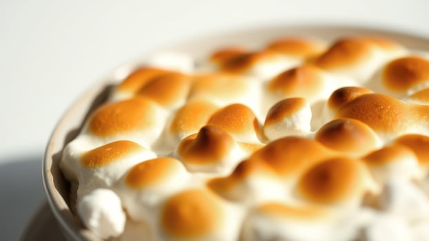Toasted Marshmallows Close Up photo