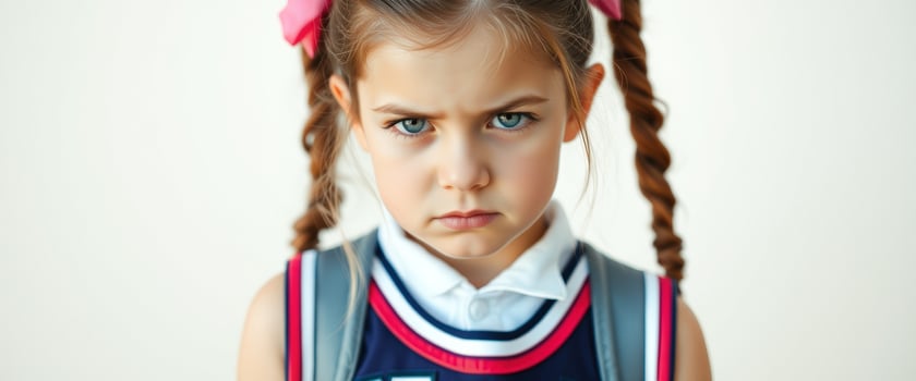 Angry Little Girl photo