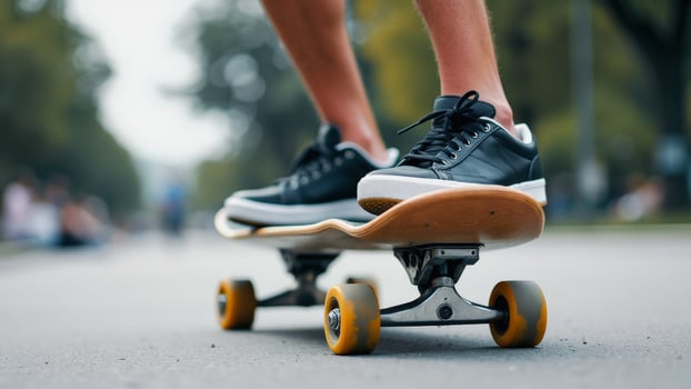 Skateboarding in the City photo
