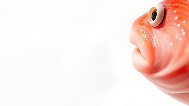 Close-up of a Red Fish's Eye photo