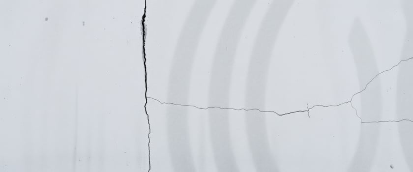 Abstract white background with crack photo