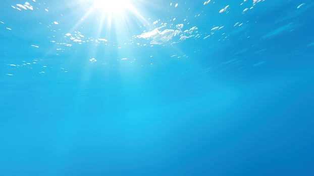 Underwater Sunbeams water photo