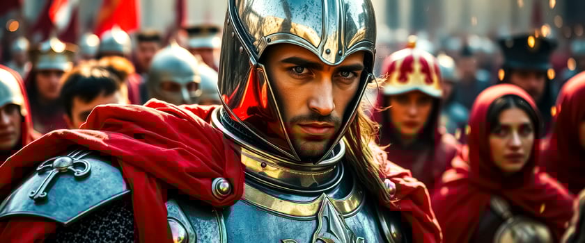 Knight in shining armor photo