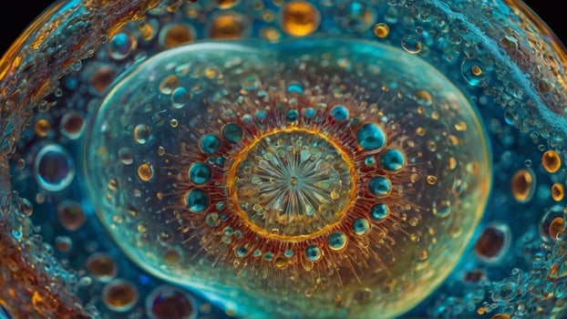 A pristine cell background, laboratory, mitochondria, cell division. photo