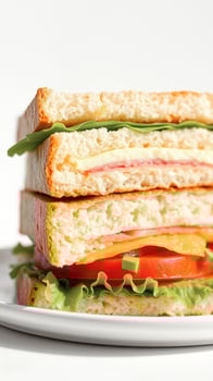 Closeup of a Delicious Sandwich photo