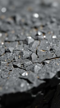 Close Up Of Water Droplets On A Black Surface photo