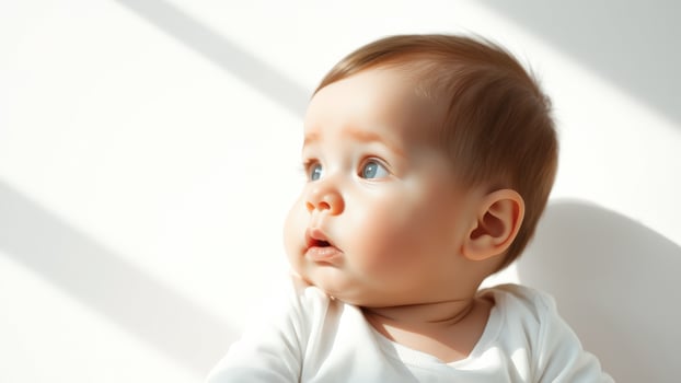 Baby Looking Up photo