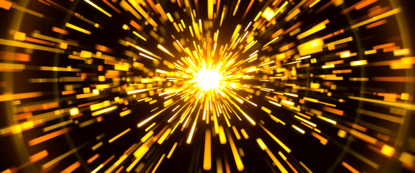 Abstract Gold Light Burst photo