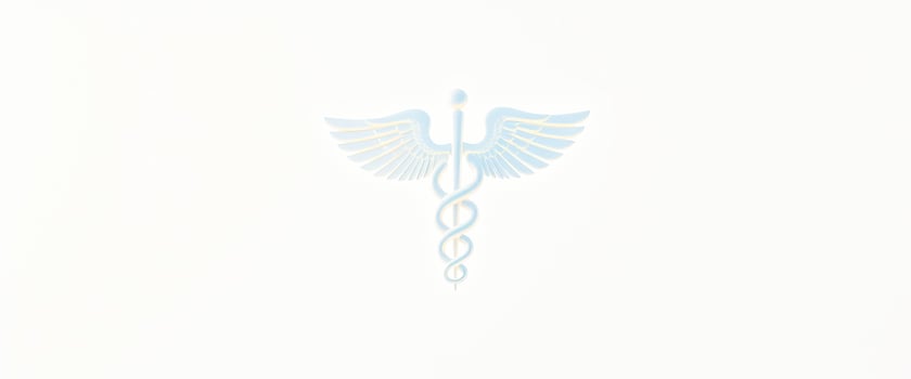 Medical Caduceus Symbol with Wings photo