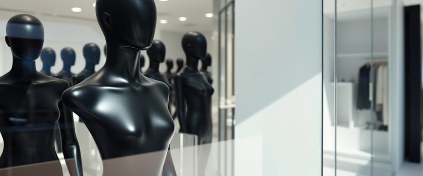 Mannequin Display in Modern Retail Store photo