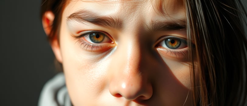 Close Up of a Young Girl's Eye photo