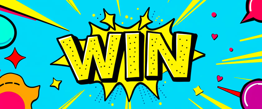 Win Comic Pop Art photo