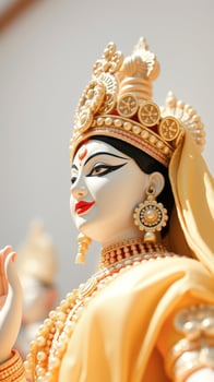 Close-up of a Goddess Statue photo