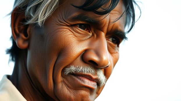 Close-up of an Elderly Man's Face photo