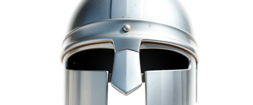 Ancient Spartan Helmet Close-Up photo