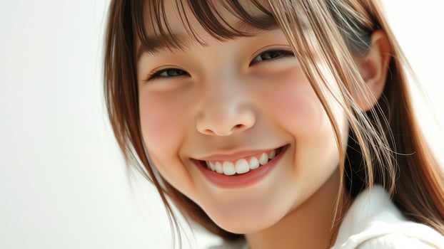 Close-up of a Young Woman Smiling photo
